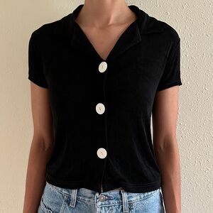VINTAGE BUTTON UP TOP